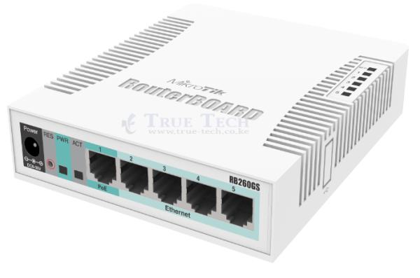 Mikrotik Rb260gs 5port Gigabit Switch