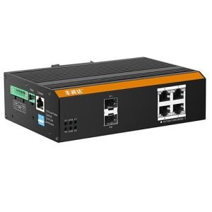 Hored Is 104gs 2f 6 Port Poe Industrial Switch