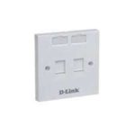 D link cat 6 dual faceplate, nfp 0whi21